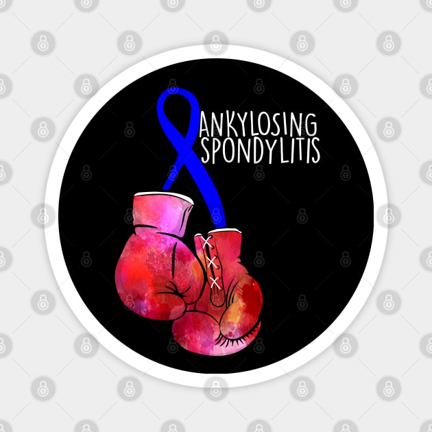 Ankylosing Spondylitis (white) Magnet by spooniespecies